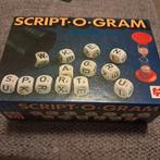 Script-O-Gram Compleet - Woordspel Klassieker, Hobby en Vrije tijd, Gezelschapsspellen | Bordspellen, Een of twee spelers, Ophalen of Verzenden