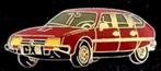 Citroën CX pin- donker rood, Verzamelen, Verzenden, Nieuw, Transport, Speldje of Pin