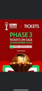 Gezocht: Ticket marokko-comoren africa cup, Tickets en Kaartjes, Eén persoon
