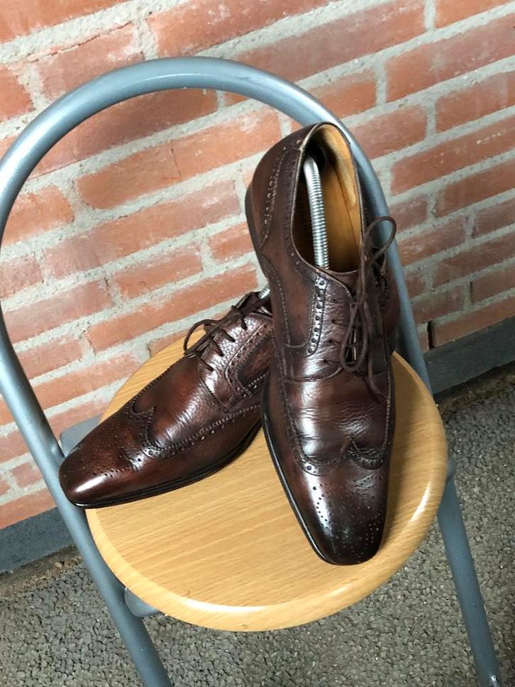 Magnanni - 16074- Bruin - Veter - Klassiek Nette schoenen, Kleding | Heren, Schoenen, Gedragen, Veterschoenen, Bruin, Ophalen of Verzenden