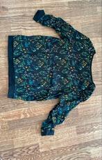 Zwarte trui met bloemenprint - Maat s, Ophalen of Verzenden, Zo goed als nieuw, Maat 36 (S), Zwart