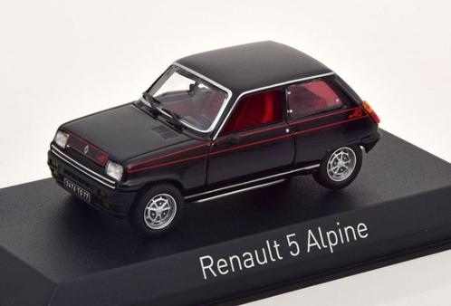 Renault 5 Alpine 1977 Zwart Schaal 1:43 Norev Ref. 510532, Hobby en Vrije tijd, Modelauto's | 1:43, Nieuw, Auto, Norev, Ophalen of Verzenden