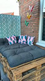 Pallet kussen set met 7 stuks euro pallets, Tuin en Terras, Tuinmeubel-accessoires, Ophalen, Zo goed als nieuw