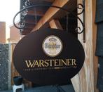 Dubbelzijdig WARSTEINER UITHANGBORD (2 uitvoeringen), Verzamelen, Biermerken, Ophalen of Verzenden, Nieuw, Reclamebord, Plaat of Schild