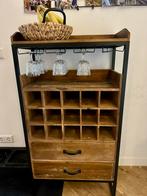 Eyecatcher wijnkast, Huis en Inrichting, Ophalen, 5 tot 15 flessen, Zo goed als nieuw, 75 cm of meer