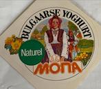 Sticker Mona Bulgaarse Yoghurt, Verzamelen, Ophalen of Verzenden, Overige typen