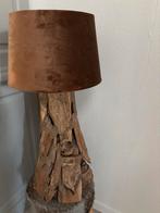 Unieke Boomstam Lamp, Huis en Inrichting, Lampen | Vloerlampen, Ophalen, Zo goed als nieuw, Hout, 100 tot 150 cm