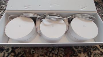 Te Koop: Google Nest Wifi AC1200 - Set van 3 Wifi-punten beschikbaar voor biedingen