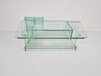 Vintage modernist model huis glazen designobject uniek glas, N, Ophalen of Verzenden, N, N