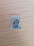 Italiaanse Postzegel - 25 Cent Koning Victor Emanuel 3, Met stempel, Frankeerzegel, Ophalen of Verzenden, Gestempeld