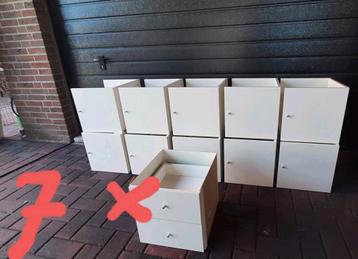 10 Deurtjes en 7 ladekasten voor ikea kallax Vakkenkast  beschikbaar voor biedingen