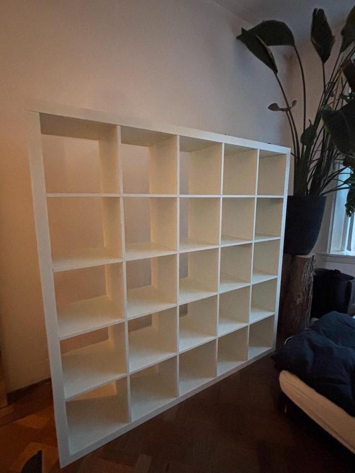 IKEA Kallax Open Kast 5x5 [wit], Huis en Inrichting, Kasten | Stellingkasten, Zo goed als nieuw, Ophalen