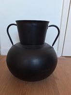 Grote kruik/vaas met oren, Huis en Inrichting, Woonaccessoires | Vazen, Overige materialen, Zwart, Ophalen of Verzenden, Zo goed als nieuw