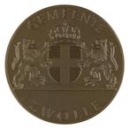 Onbekend - Penning, 1976 : Opening Stadhuis Gemeente Zwolle, Verzenden, Brons, Nederland