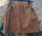 SALE‼️ZARA Basic Bruine Lederlook Rok - XS✨️, ZARA Basic, Bruin, Ophalen of Verzenden, Zo goed als nieuw