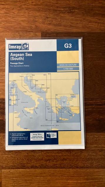 Zeekaart Imray G3 Aegean Sea beschikbaar voor biedingen