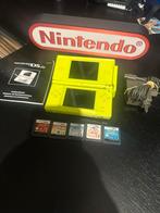 Nintendo DS Lite Lime Green + 5 Games, Spelcomputers en Games, Puzzel en Educatief, Gebruikt, 1 speler, Ophalen of Verzenden