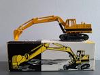 Caterpillar Cat 225, NZG no 143, graafmachine, Hobby en Vrije tijd, Modelauto's | 1:87, Ophalen of Verzenden, Zo goed als nieuw