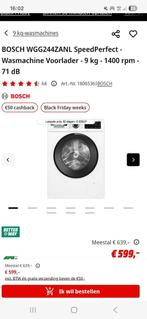 Bosch wasmachine nieuw in doos met bon en garantie, Witgoed en Apparatuur, Was-droogcombinaties, 8 tot 10 kg, Ophalen of Verzenden