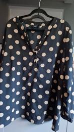 Leuke blouse met stippen maat L 50 52 Zizzi, Kleding | Dames, Blouses en Tunieken, Zwart, Maat 46/48 (XL) of groter, Ophalen of Verzenden