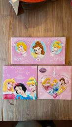 Prinsessen canvas van Doornroosje, Belle en Assepoester ., Ophalen of Verzenden, Zo goed als nieuw, Wanddecoratie