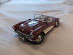 Chevrolet Corvette 1957, Ophalen of Verzenden, Zo goed als nieuw, Bburago