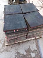 15 Rubber tegels 50x50x4cm, Ophalen, Rubber, Overige typen