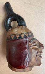 Moche tuitvat, precolumbiaans (replica?), Ophalen of Verzenden