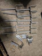 KAISERTHAL U-paalhouder m. betonanker 71x100x200mm, Doe-het-zelf en Verbouw, Ophalen of Verzenden, Zo goed als nieuw