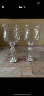 Rivièra Maison | 2x (vloer) kandelaar, Ophalen, Zo goed als nieuw, Overige materialen, 50 tot 75 cm