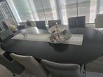 Mooie tafel met 8 stoelen, Ophalen of Verzenden, Zo goed als nieuw, 4 tot 6 stoelen