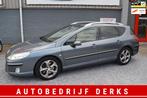 Peugeot 407 SW 3.0-24V V6 XT AUT Airco Leer Navi APK, Auto's, Peugeot, Gebruikt, 2946 cc, Startonderbreker, 211 pk