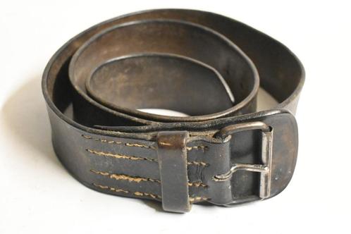 leren riem wo2 of ouder leger politie nederland frankrijk ?, Verzamelen, Militaria | Tweede Wereldoorlog, Landmacht, Kleding of Schoenen