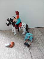 Schleich shetlandpony met accessoires, Ophalen of Verzenden, Zo goed als nieuw