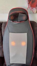Massagemat. Verschillende massagefuncties. Verwarming en nek, Ophalen of Verzenden, Zo goed als nieuw, Zwart