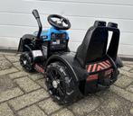 Tractor blauw 6V + trailer, softstart afstandsbediening, Ophalen of Verzenden, Nieuw