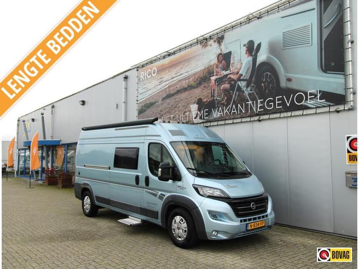 Karmann Davis 600 Lengtebed/Dieselverwarming/Trekhaak, Caravans en Kamperen, Campers, Bedrijf, tot en met 2, Buscamper of Camperbus