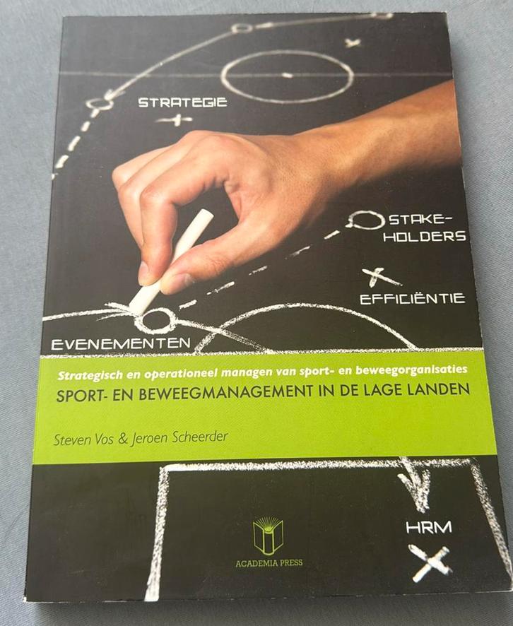 Steven Vos - Sport- en beweegmanagement in de Lage Landen, Boeken, Politiek en Maatschappij, Zo goed als nieuw, Maatschappij en Samenleving