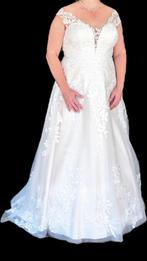 Trouwjurk Champagne Maat 46 (gelijk aan L/Xl), Kleding | Dames, Trouwkleding en Trouwaccessoires, Ophalen, Nieuw, Wit, Trouwjurk