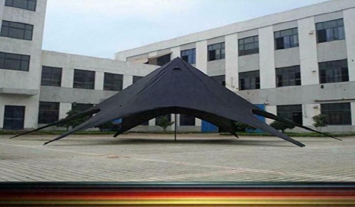 Chique Profi Stertent Starshade 14x14m 300D Qxford. Zwart., Tuin en Terras, Partytenten, Nieuw, Stertent, Ophalen of Verzenden