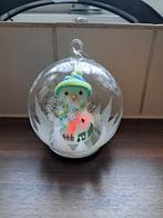 Glazen kerst led glasbal, Diversen, Kerst, Ophalen of Verzenden, Zo goed als nieuw