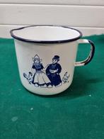 Melk pan koker emaille met afbeelding, Ophalen of Verzenden, 'T Olde Gre-j, Info@toldegrej.nl, Endepoelstraat 20f Didam