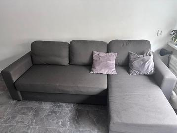 Grijze Slaapbank - Comfortabel en Praktisch! beschikbaar voor biedingen