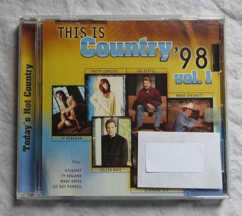 CD - This is Country '98 vol.1 (10 tracks, Diamond Rio e.a.), Cd's en Dvd's, Cd's | Country en Western, Ophalen of Verzenden