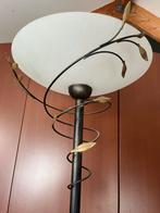 Staande Lamp met Bladmotief, Huis en Inrichting, Lampen | Vloerlampen, Ophalen, Gebruikt, Metaal, 150 tot 200 cm