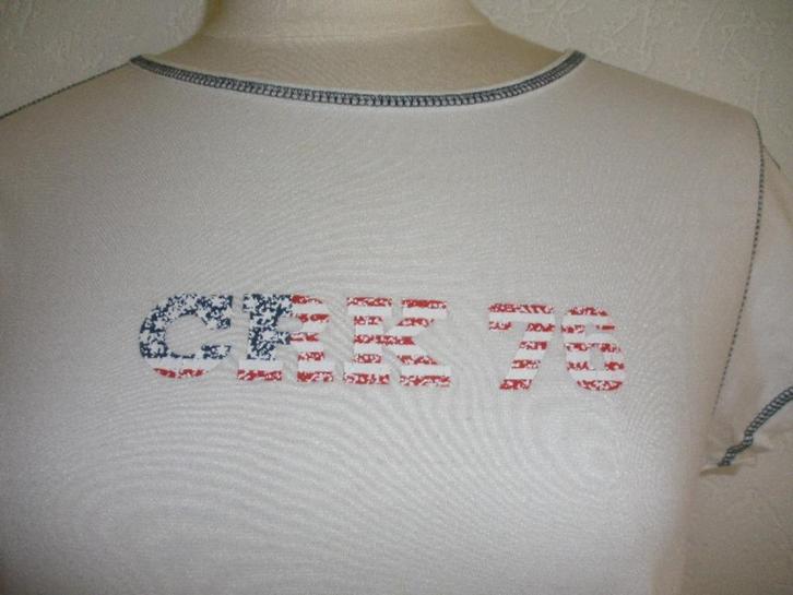 CRACKER t- shirt wit maat M, Kleding | Dames, T-shirts, Zo goed als nieuw, Maat 38/40 (M), Wit, Korte mouw, Ophalen of Verzenden