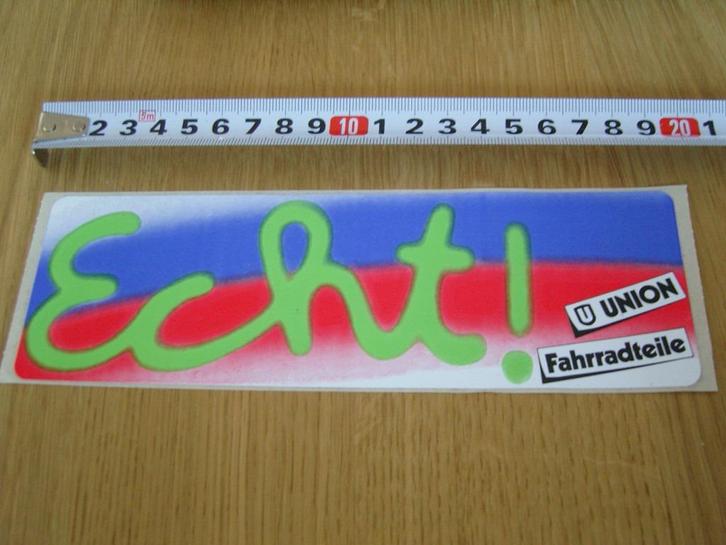 sticker UNION Fahradteile  Fiets  ECHT !   Fietsen, Verzamelen, Stickers, Zo goed als nieuw, Bedrijf of Vereniging, Ophalen