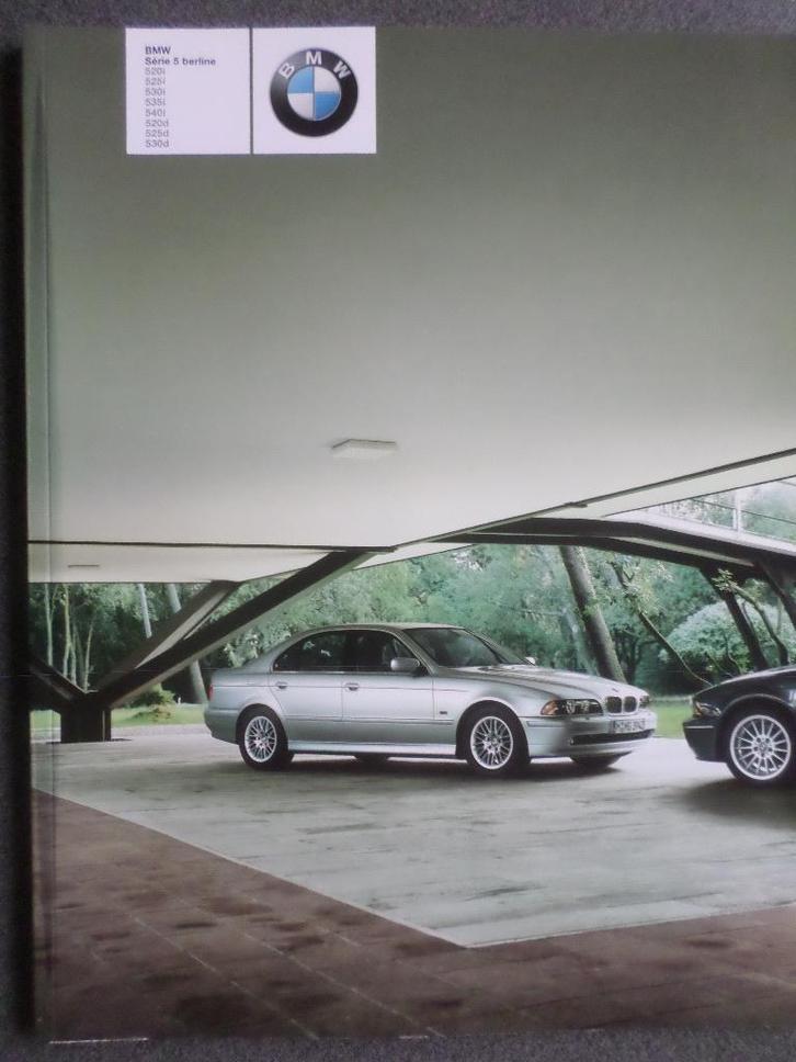 BMW Serie 5 Berline E39 Brochure, Boeken, Auto's | Folders en Tijdschriften, Zo goed als nieuw, BMW, Ophalen of Verzenden