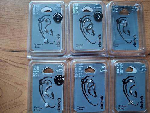 Titanium Helix piercings, Sieraden, Tassen en Uiterlijk, Piercings, Nieuw, Oor- of Traguspiercing, Overige materialen, Ophalen