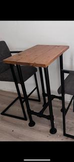 Leuk hoog tafeltje, Huis en Inrichting, 60 cm of meer, 55 tot 75 cm, Rechthoekig, Zo goed als nieuw